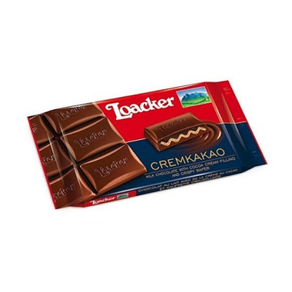 Picture of LOACKER CHOCLATE CREME BAR 87GR